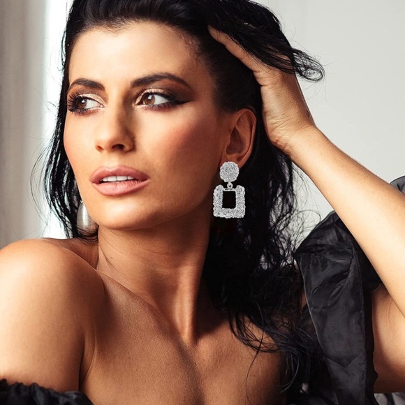 Bohemian Jewelry 12 Pairs Gold Statement Earrings Set, - Picture 13 of 16